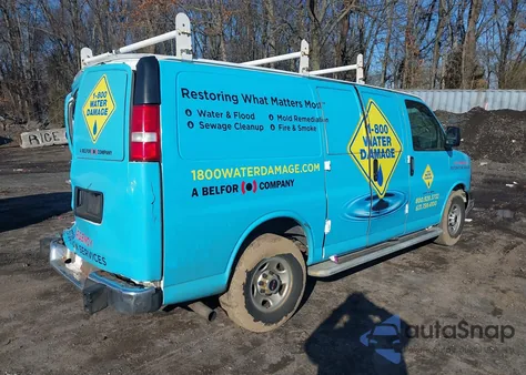 2017 GMC Savana 2500 Work Van from USA, damaged, VIN 1GTW7AFF2H1907197